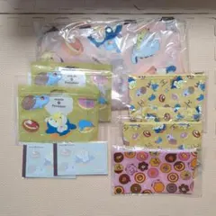 ポケモン エコバッグとポーチセット　ミスド　ミスタードーナツ柄　８点セット
