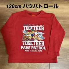120パウパトロール　長袖カットソー赤
