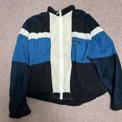 90s Reebok ナイロンジャケット M 青/黒/白