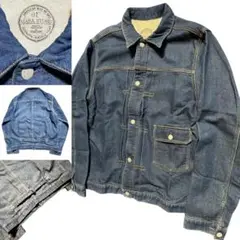 MARK STOREマークストア 1st Tバック デニムジャケット スウェット