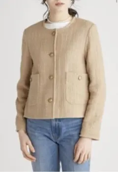 ミラオーウェン　ツイードジャケット　完売人気 Mila Owen ミラオーウェン ツイードジャケット 0サイズ（S-M相当