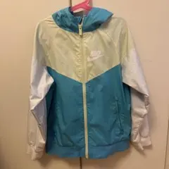 NIKE フード付きジャケット S/CH 青白