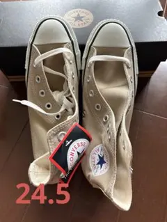 コンバース オールスター ハイカット ベージュ新品 24.5