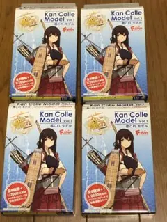 艦これモデル Vol.１　プラモデル４個セット　艦隊これくしょん　未開封　戦艦