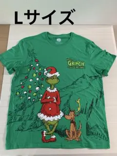 訳あり　Grinch グリンチ　Tシャツ　ジムキャリー　メンズ　半袖　Lサイズ