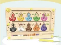 新品　磁石ボード　知育玩具　マグネット モンテッソーリ　指先遊び 恐竜