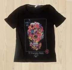 Tシャツ　黒　ブラック　スカルのサムネイル