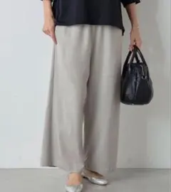 チェックパンツ ワイドパンツ