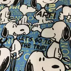 スヌーピー 生地　はぎれ　45x75