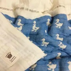 よっぴ様専用♡12重ガーゼ 雲ガーゼ×あひる柄 ★サイズ注意★68×62㎝