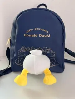 【美品・未使用・タグ付】ドナルドダック リュック ネイビー
