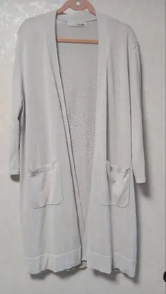 SHOO・LA・RUE　カーディガン　ライトグレー　薄手