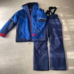 【美品】phenix スキーウェアセット 青