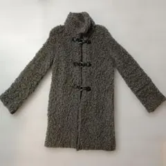 グレー ファー ダッフルコート