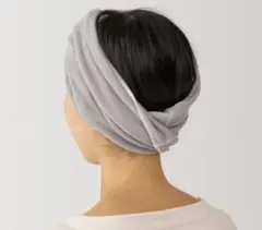 【美品】無印良品 MUJI ターバンタオル ヘアターバン ヘアバンド サウナのサムネイル