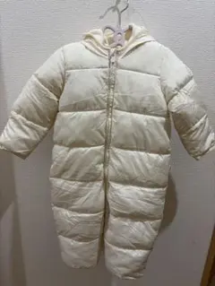 【美品】　ベビー　GAP 6-12ヶ月　白　ジャンプスーツ　アウター