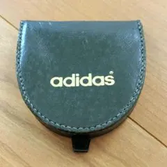 【ヴィンテージ】adidas 金ロゴ　小銭入れ　コインケース　レザー　ビンテージ
