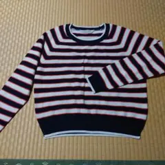 toprrazzo donna  セーター　ボーダーニット　薄手