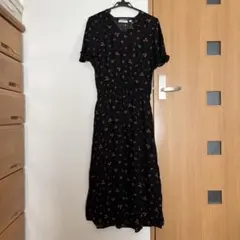 niko and ... 花柄 半袖 ロングワンピース