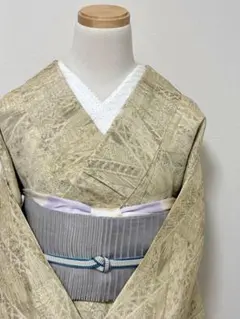 綿麻しじら織り浴衣・夏着物にも Mサイズ | Mercari