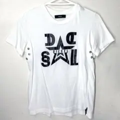 DIESEL ディーゼル スター 星 ロゴプリント Tシャツ ホワイト ※訳ありのサムネイル