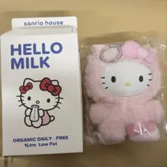 サンリオハウス フラッフィー ハローキティー チャーム PEACH ピンク