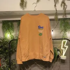 BEN DAVIS オレンジ スウェット