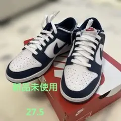 Nike Dunk Low ホワイト/ネイビー 9 (US)