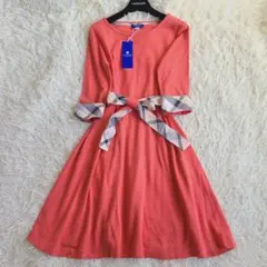 ご専用✨現行✨ブルーレーベルクレストブリッジ ニット ワンピース ベルト