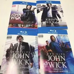 JOHN WICKシリーズ ブルーレイ4本セット《レンタル落ちブルーレイ》