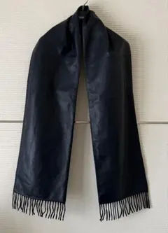 LOEWE アナグラム ラムレザーマフラー 黒のサムネイル
