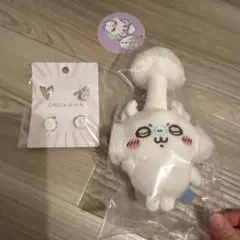 ちいかわ モモンガ 寄生されちゃった ぬいぐるみマスコット　イヤーカフのサムネイル