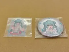 グッスマくじ 初音ミク 2026 アクアリウム F賞 缶バッジ ステッカー