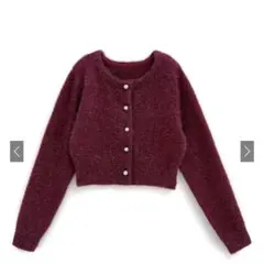 GRL ラメシャギーニットカーディガン