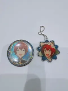 あんさんぶるスターズ 朱桜司 2個セット 缶バッジ Knights