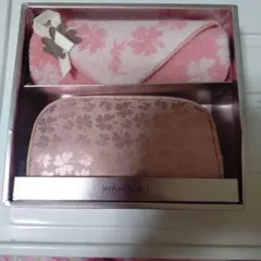 YSL タオルハンカチ & ポーチ セット