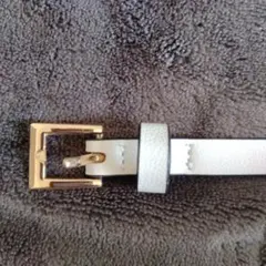 H＆M ベルト(幅1㌢．白)
