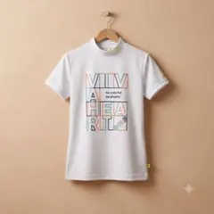 VIVA HEART 半袖モックネックゴルフウェア ホワイト S～M相当のサムネイル