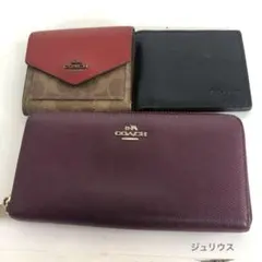 COACH コーチ 財布 3点セット 長財布 シグネチャー コインケース