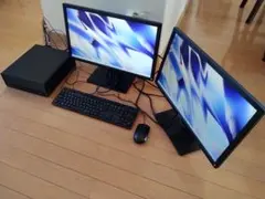 HP高スペックデスクトップPC　ディスプレイ2枚つき