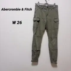 Abercrombie & Fitch 【W 26】カーゴパンツ オリーブ