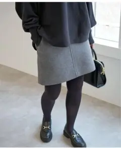 Spick&Span メルトンAラインミニスカート36サイズ新品未使用タグあり