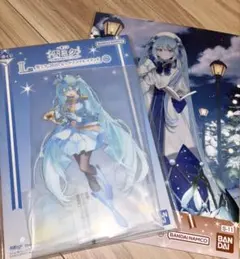 雪ミク 一番くじ アクリルスタンド クリアポスター