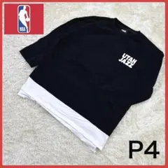 O*a様 送料無料！ NBA✖️ ユタジャズ レイヤード クルーネック 7分丈のサムネイル