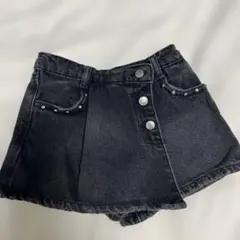 ZARA KIDS デニム ショートパンツ 110cm 4-5歳 スタッズ