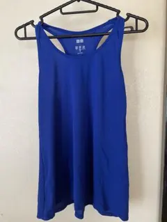 UNIQLO AIRism ブルータンクトップ Mサイズ