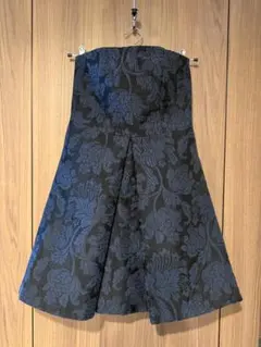 【美品・新品】ジャガード パーティードレス ミニ丈