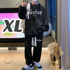 メンズ スウェット セットアップ 上下セット カジュアル トレーナー