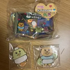 おぱんちゅうさぎ　オーロラミニポーチ　アクリルマスコット