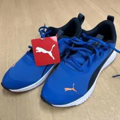 新品　PUMA スニーカー 23.5㎝ ブルー フライヤー　フレックス